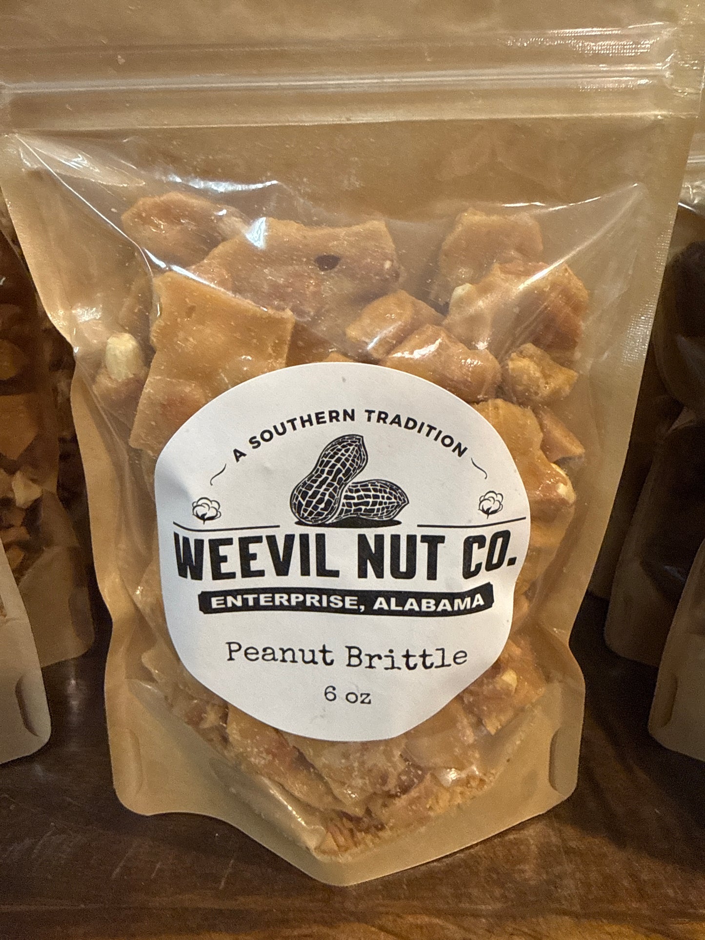 Weevil Nut Co Peanut Brittle 6 oz