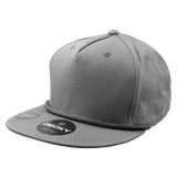Decky 1041 - Classic Flat Bill Golf Hat with Rope, Snapback
