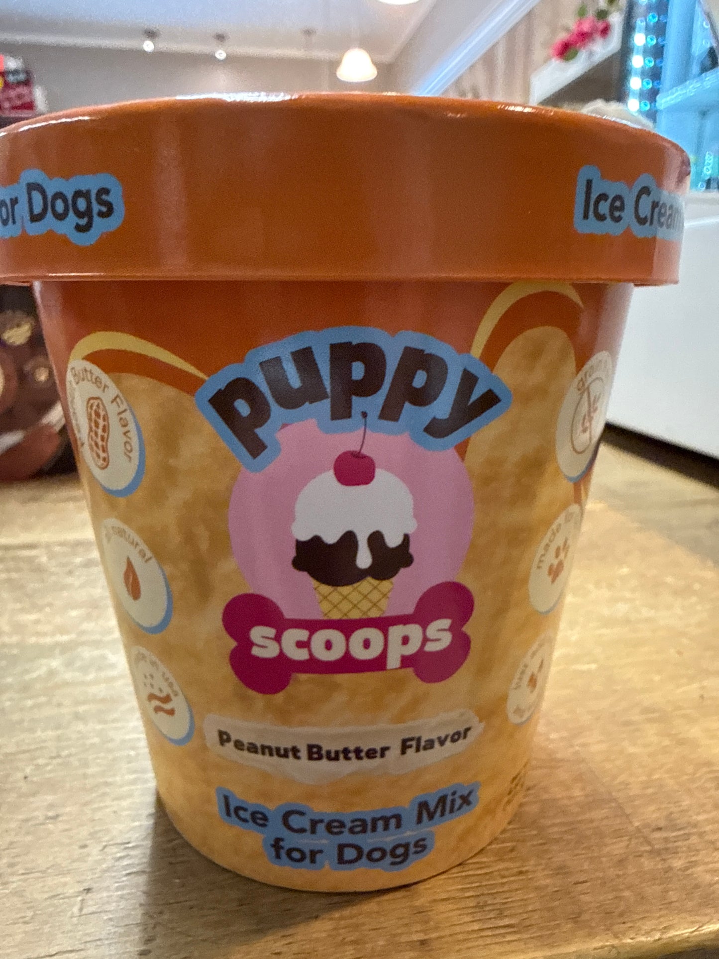 Puppy Scoops Ice Cream Mix for Dogs: Peanut Butter