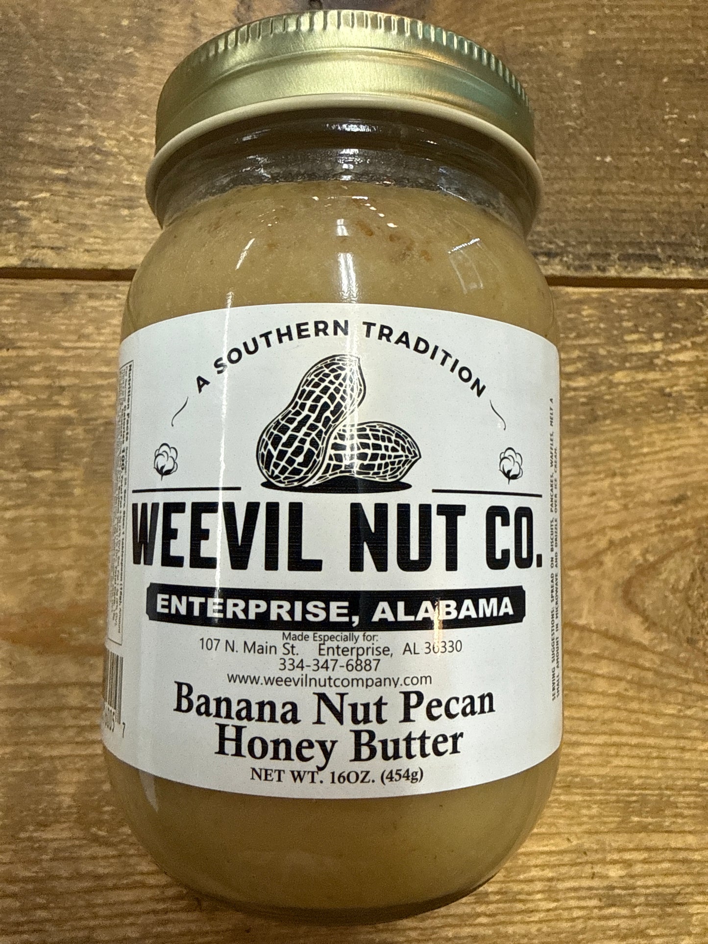 Banana Nut Pecan Honey Butter 16 oz