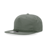 Decky 6032 Classic Rope Cap, 5 Panel Flat Bill Hat, Snapback
