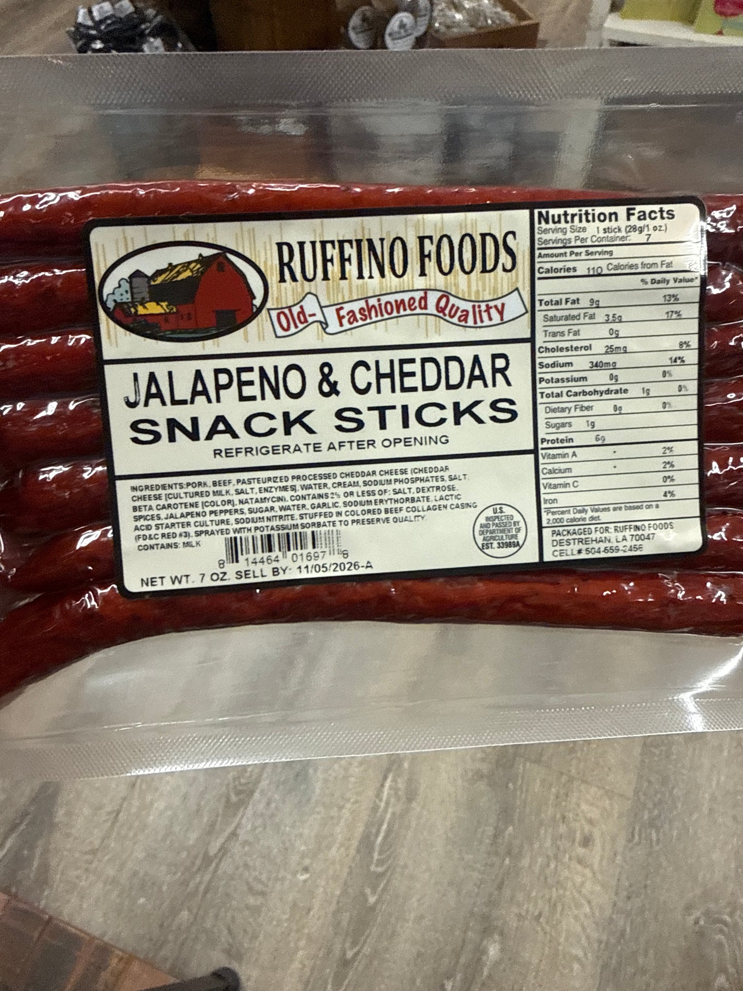 Jalapeno & Cheddar Snack Sticks
