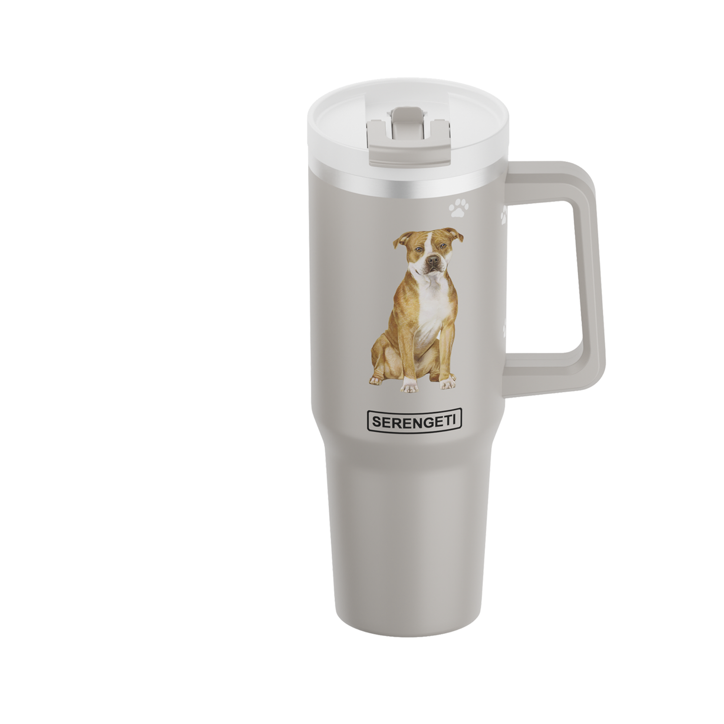 40oz Pit Bull Tumbler - 3D Printed - Vacuum Insulated