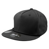Decky 1041 - Classic Flat Bill Golf Hat with Rope, Snapback