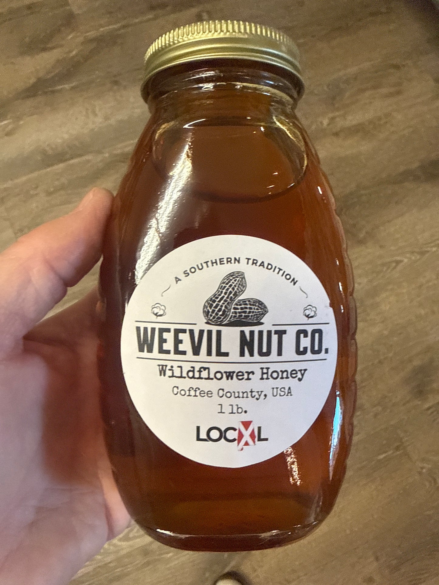 Weevil Nut Wildflower Local Honey 1# Plastic/Glass