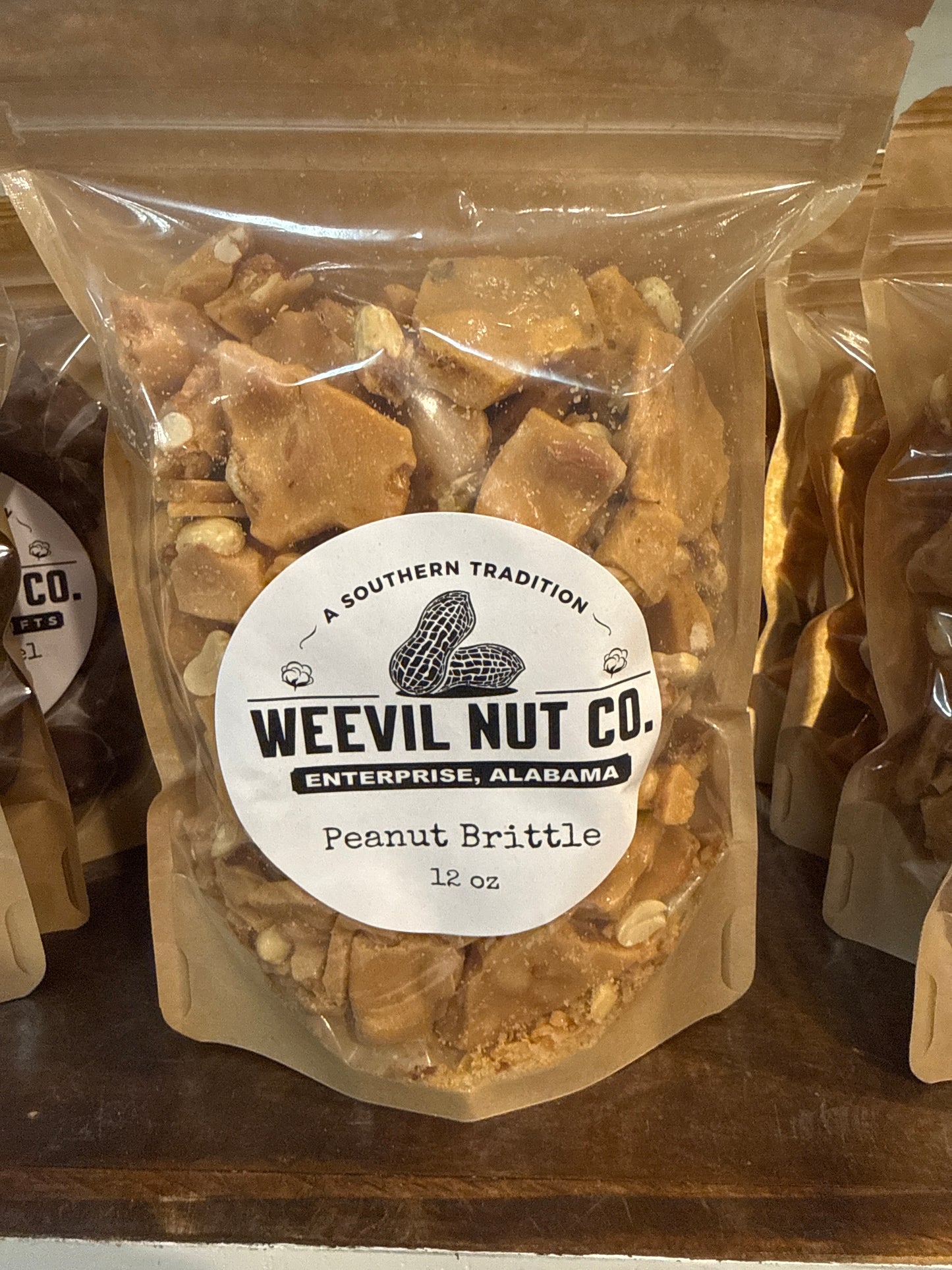 Weevil Nut Peanut Brittle 12 oz