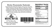 White Chocolate Cashews