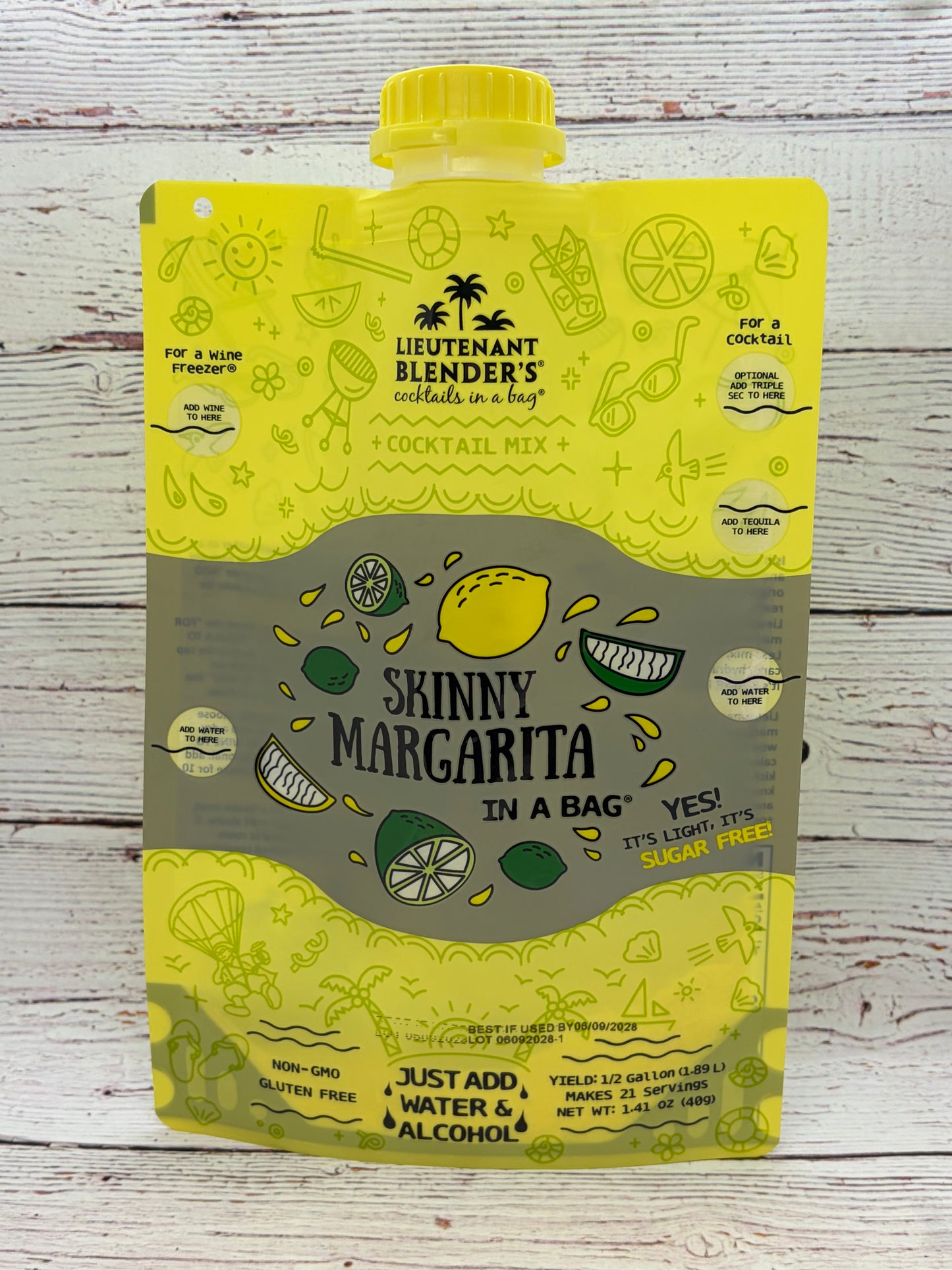 Lieutenant Blender’s Cocktails in a Bag Skinny Margarita