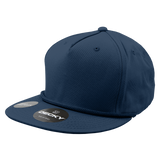 Decky 1041 - Classic Flat Bill Golf Hat with Rope, Snapback