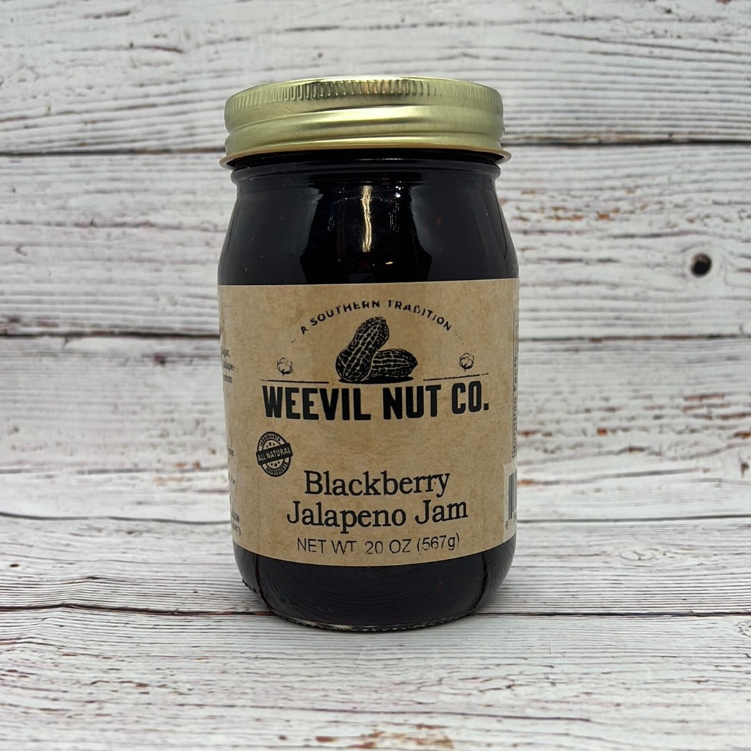 Weevil Gourmet Blackberry Jalapeno Jam (20oz)
