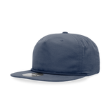 Decky 6032 Classic Rope Cap, 5 Panel Flat Bill Hat, Snapback