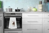 Chocolate Labrador Kitchen Towel
