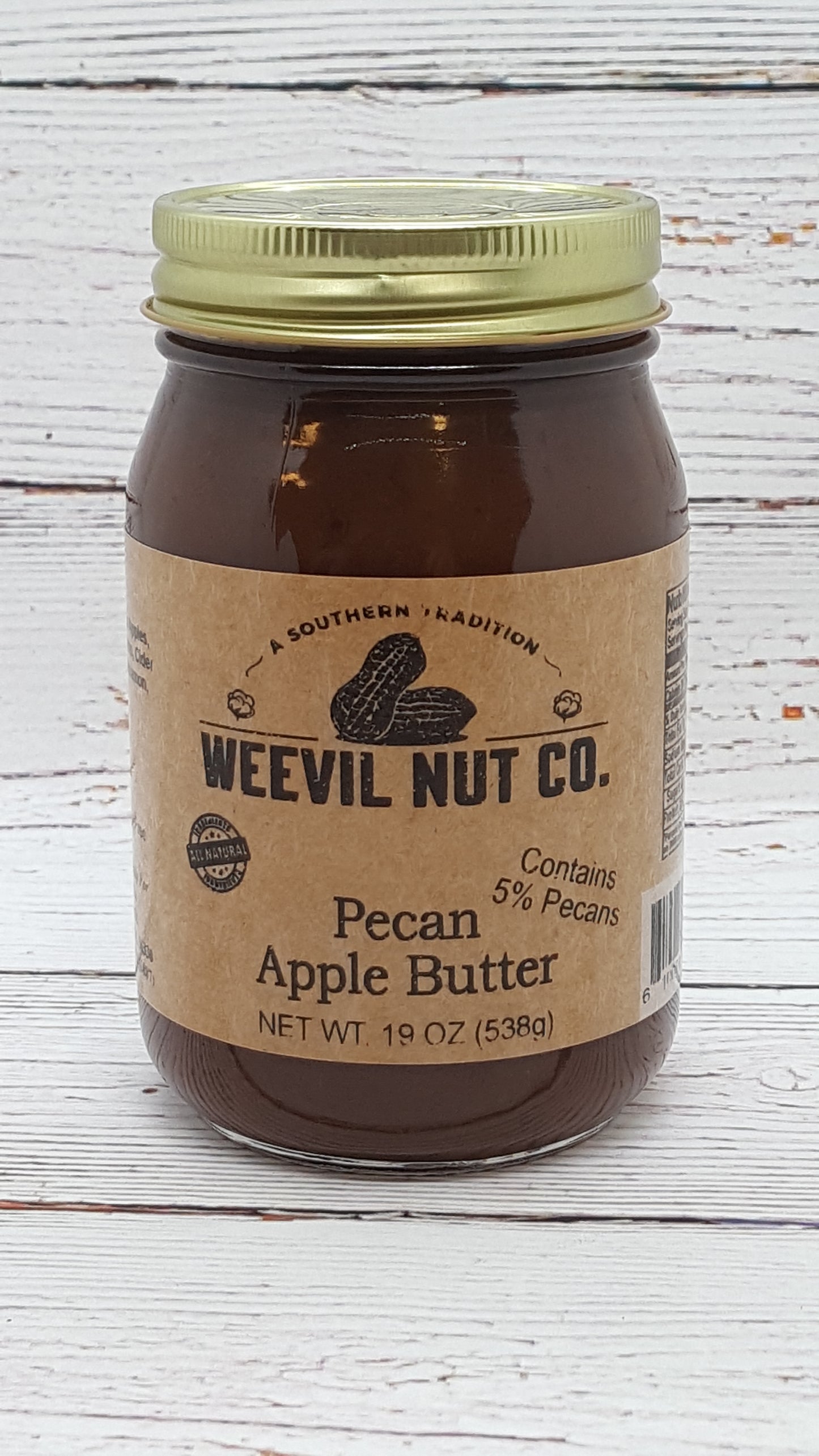 Weevil Gourmet Pecan Apple Butter (19oz)