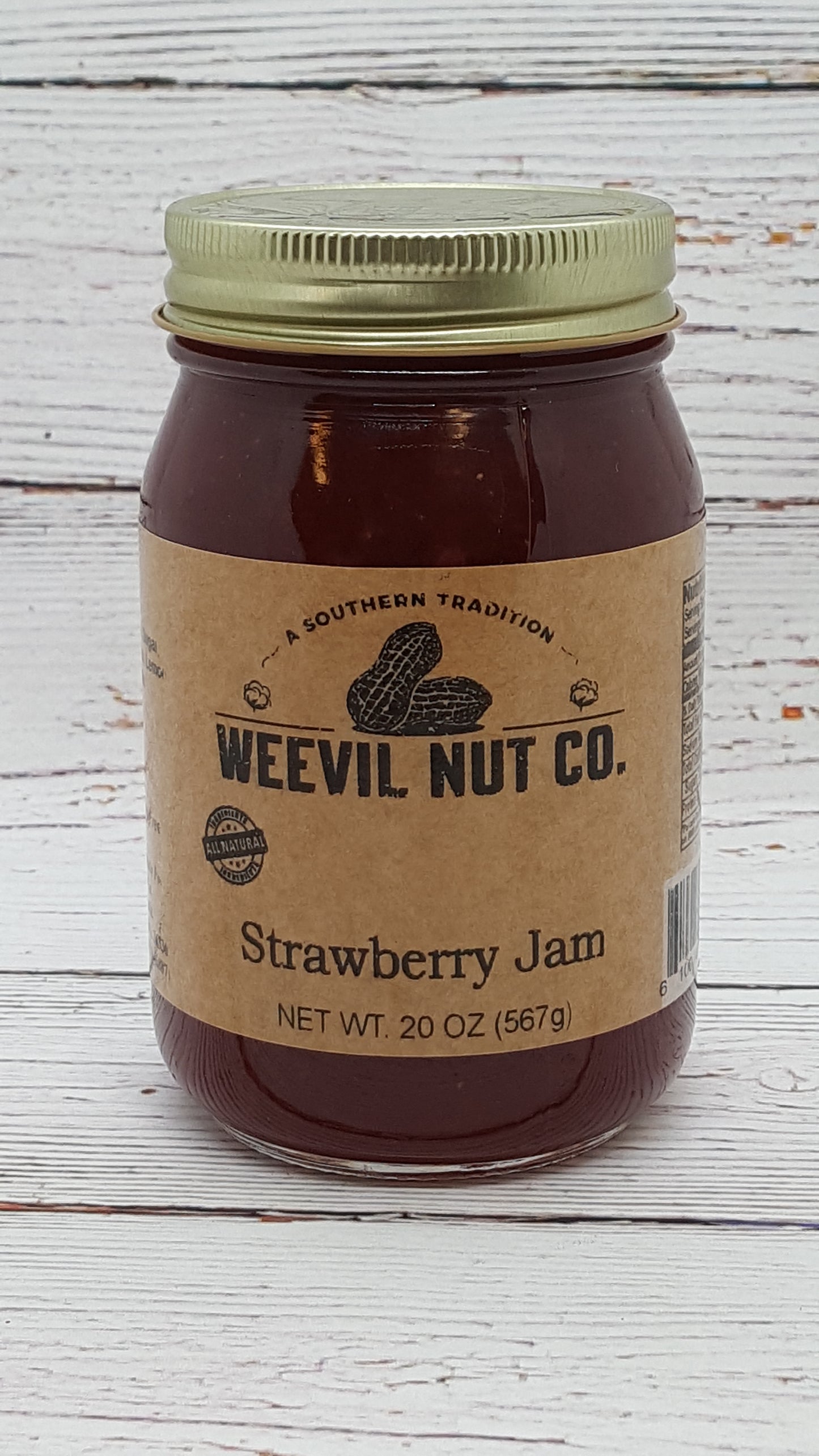 Weevil Gourmet Strawberry Jam (20oz)