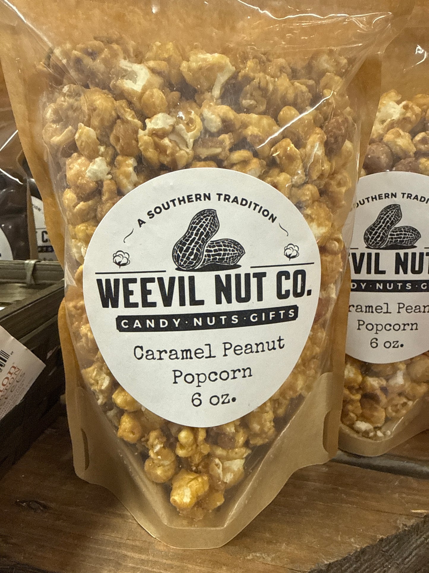 Weevil Nut Co Caramel Peanut Popcorn