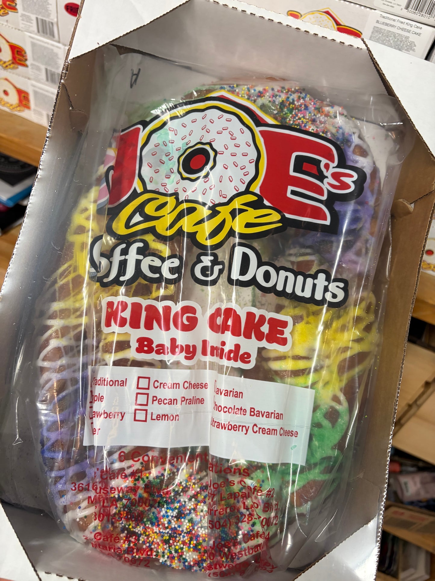 Joe's Cafe Fried King Cakes