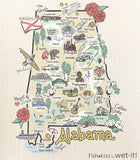 Fishkiss Alabama Swedish Cloth