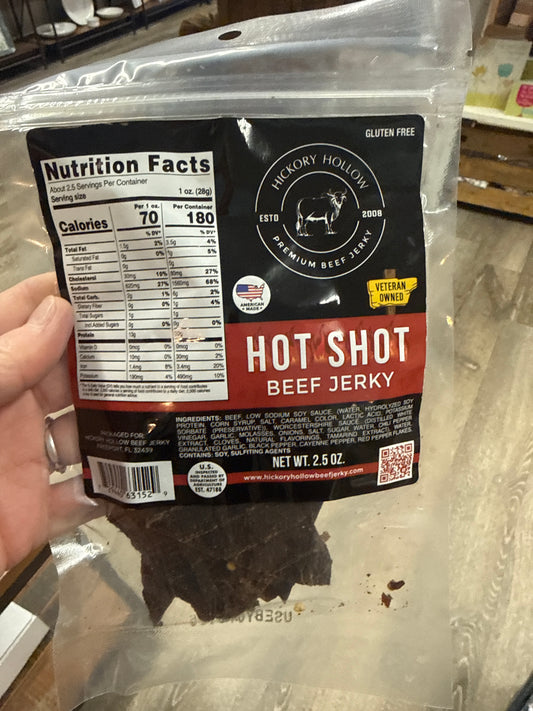 Hickory Hollow Hot Shot Beef Jerky