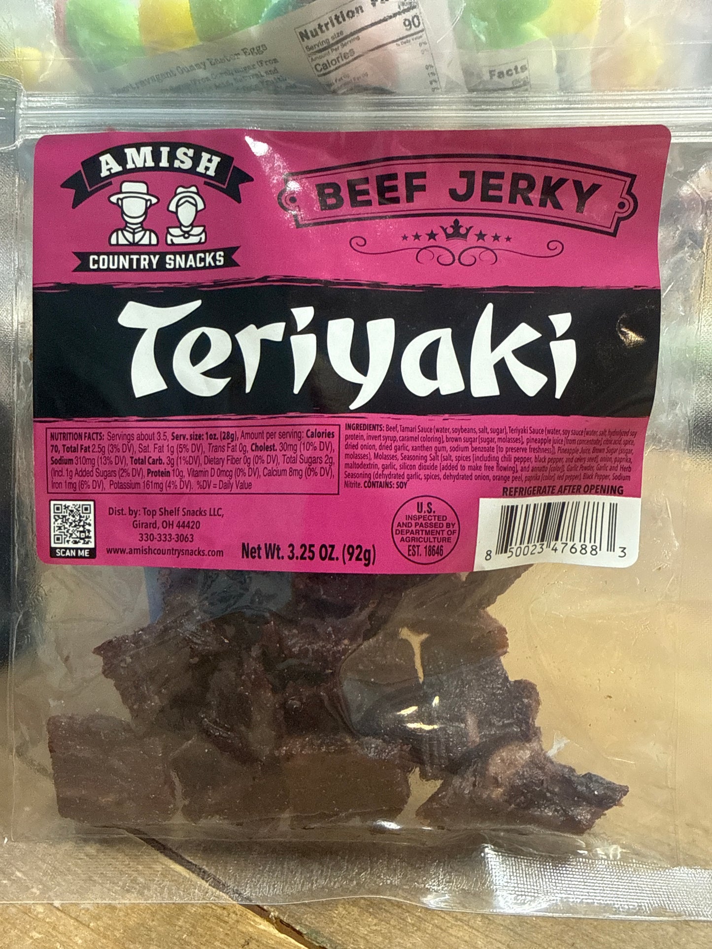 Amish Country Snacks Teriyaki Beef Jerky