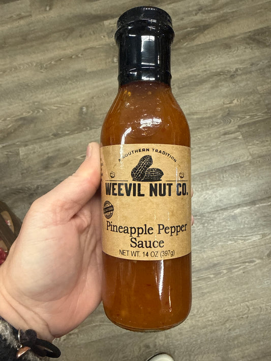 Gourmet Weevil Nut Pineapple Pepper Sauce (12oz)