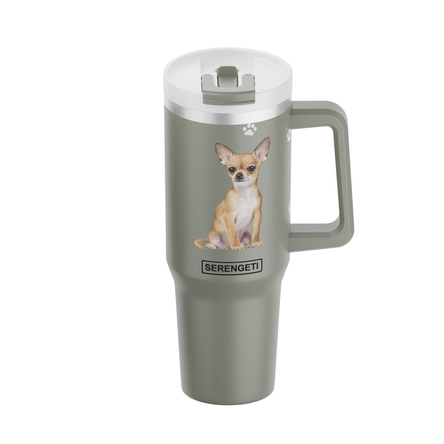 40oz Chihuahua Tumbler - 3D Printed - Vacuum Insulated