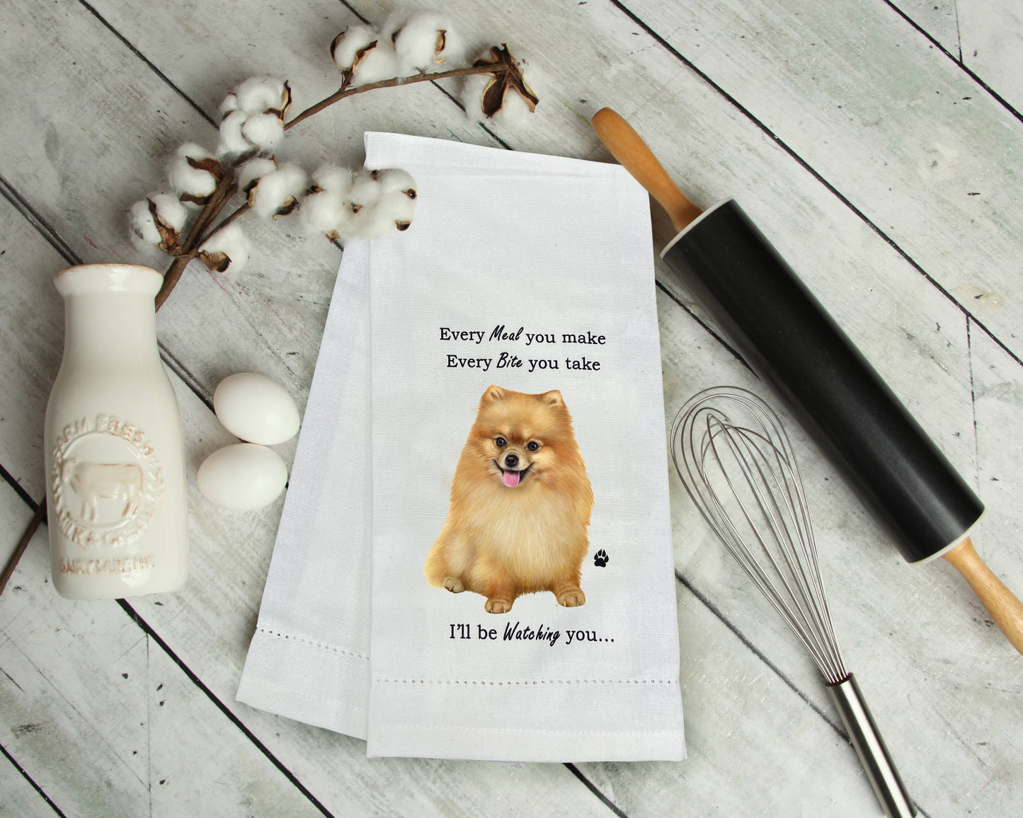 Pomeranian Kitchen Towel