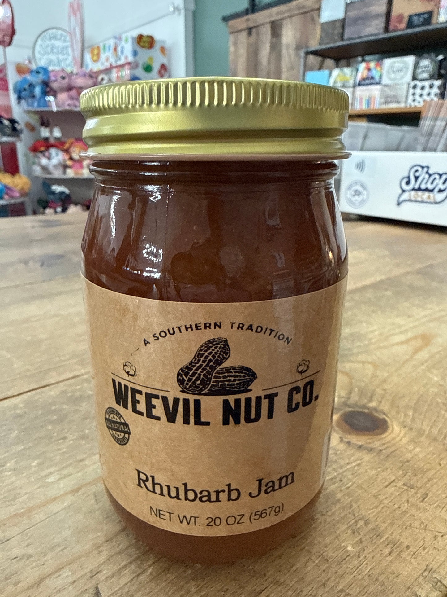 Gourmet Rhubarb Jam (20 oz)