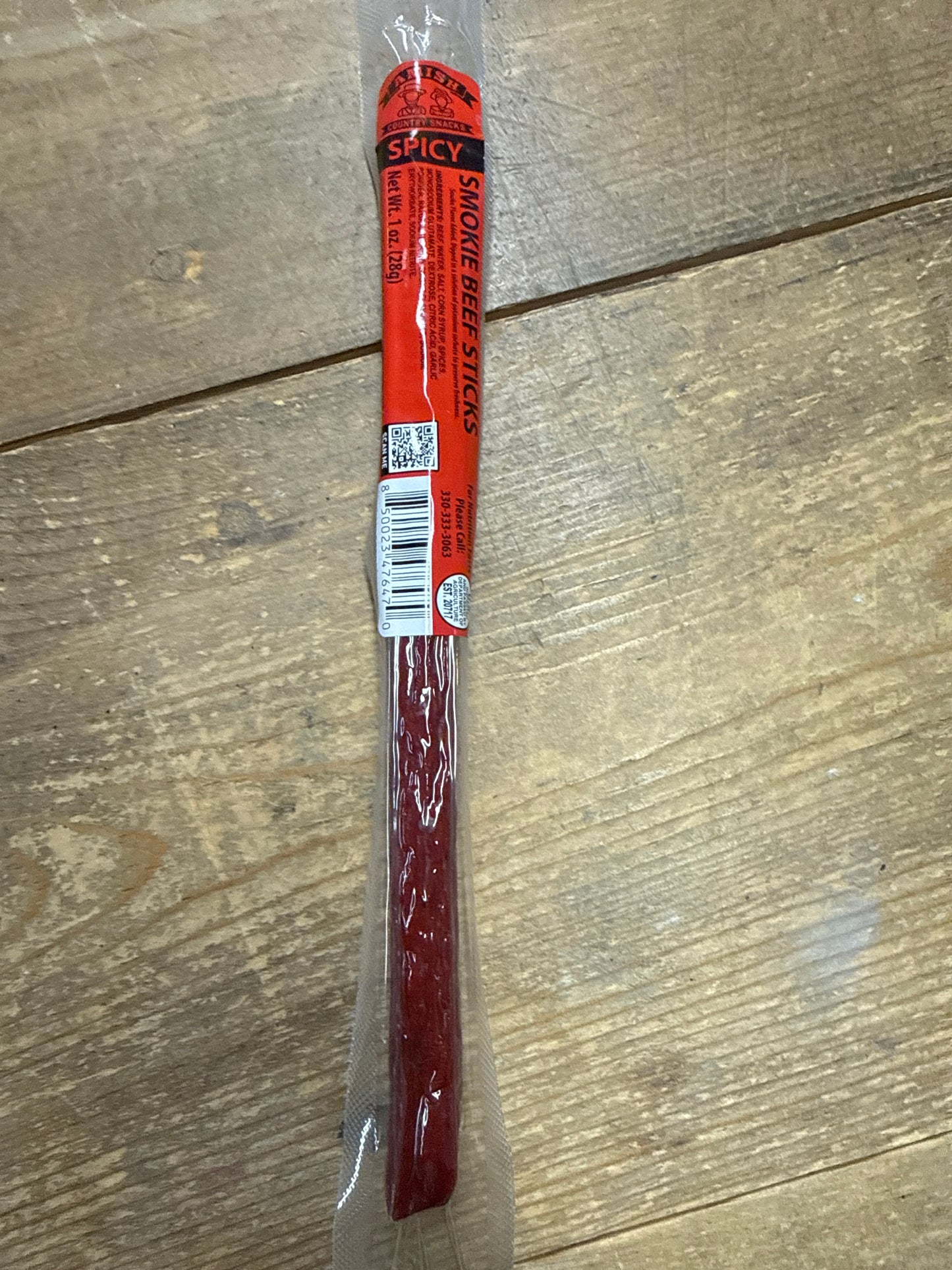 Amish Spicy Smokie Beef Sticks
