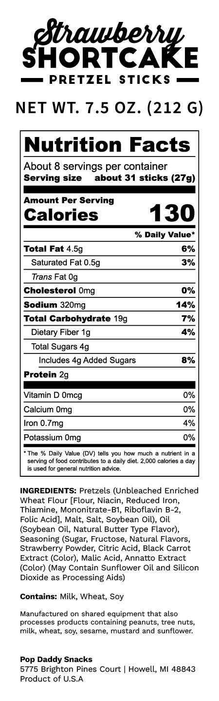 Berry Delicious Strawberry Shortcake Pretzels 🍓🥨