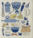 Baking Time Blue Swedish Cloth