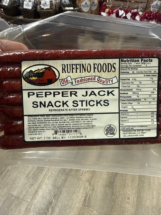 Pepper Jack Snack Sticks