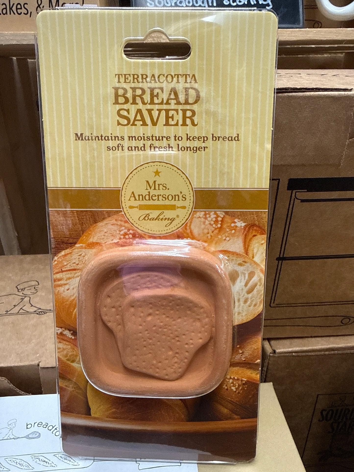 Terracotta Bread Saver