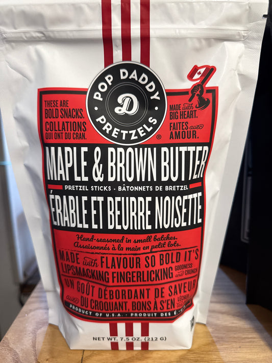 Pop Daddy Pretzel - Maple Brown Butter