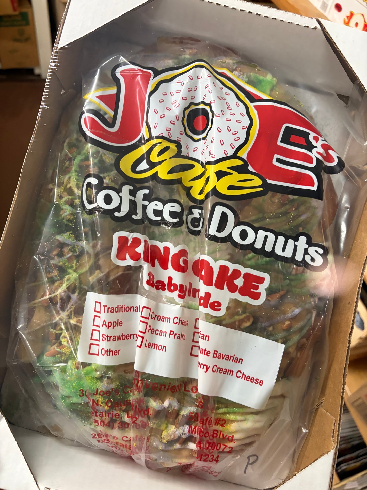 Joe's Cafe Fried King Cakes