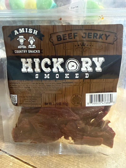 Amish Country Snacks Hickory Smoked Beef Jerky