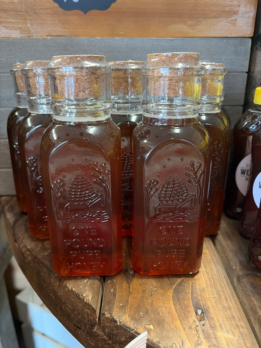 Weevil Nut Fancy Glass Jar 1# Honey