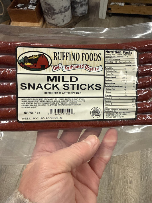 Mild Beef Snack Sticks