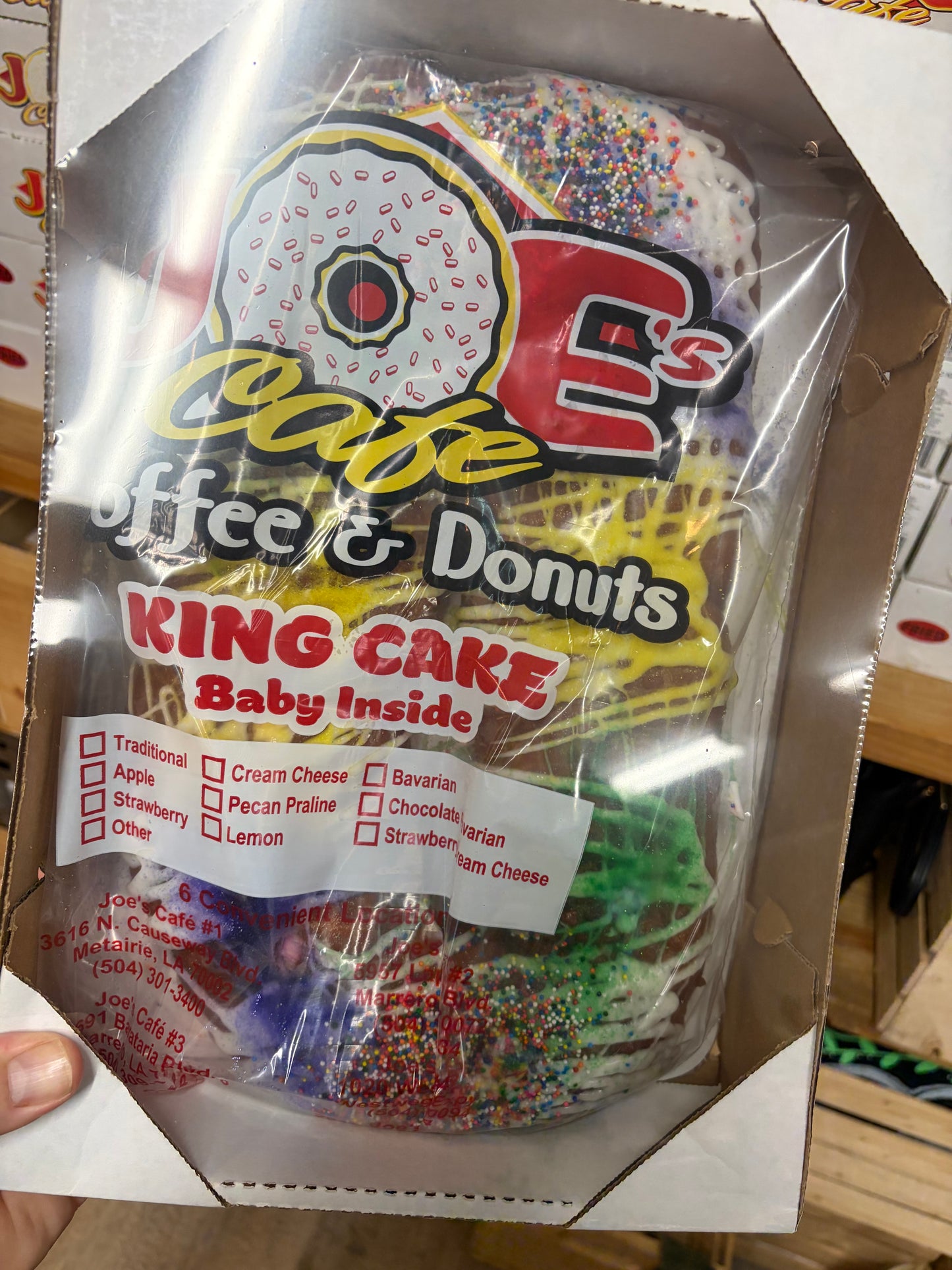 Joe's Cafe Fried King Cakes