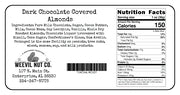 Dark Chocolate Covered Almonds 10 oz.