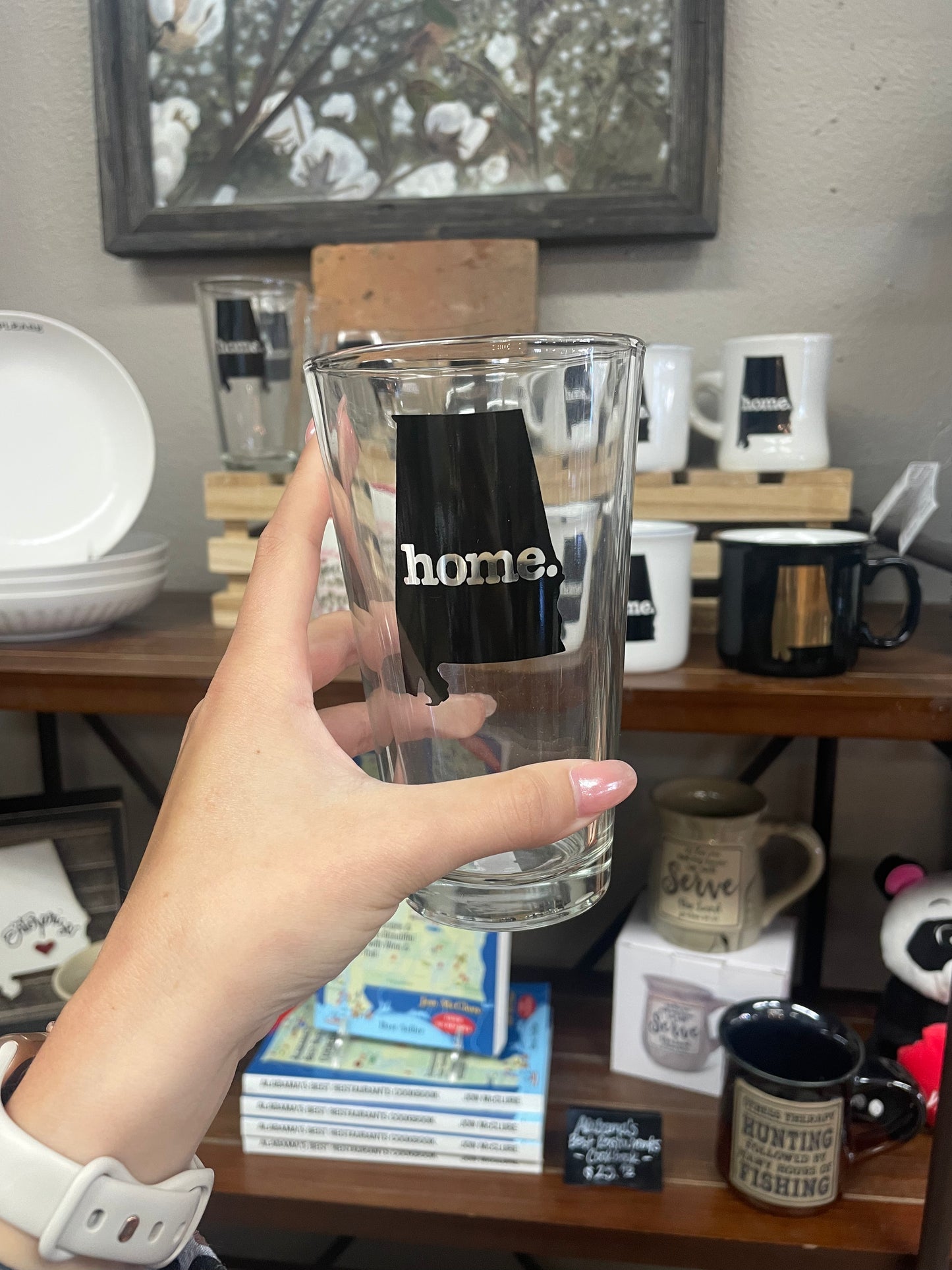 Alabama Home Pint Glass