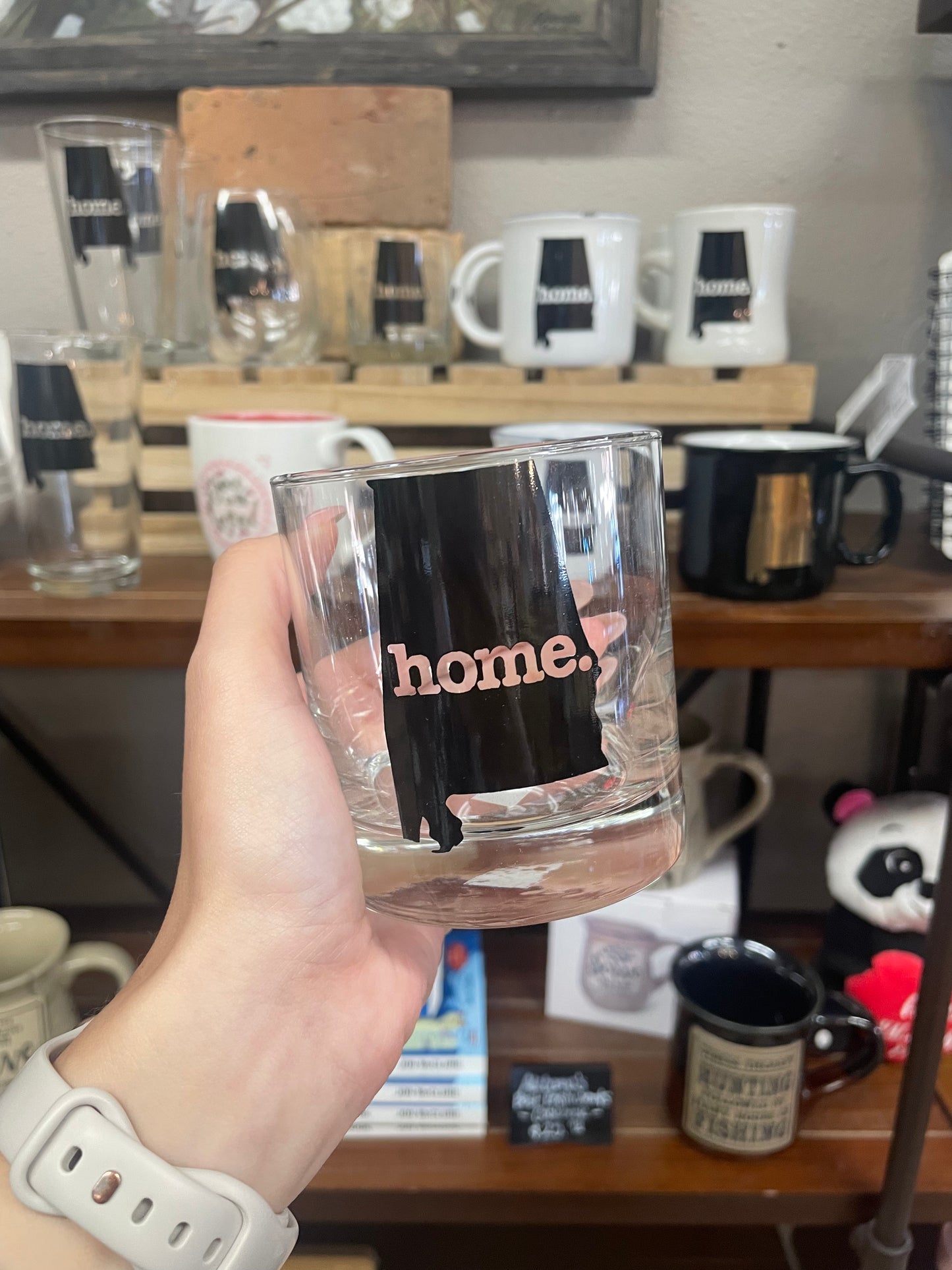 Alabama Home Rocks Glass