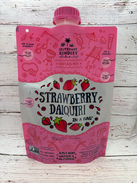 Lieutenant Blender’s Cocktails in a bag Strawberry Daiquiri