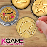 KGAME Dalgona Cookie Tin (2 Cookies)  Viral Exclusive