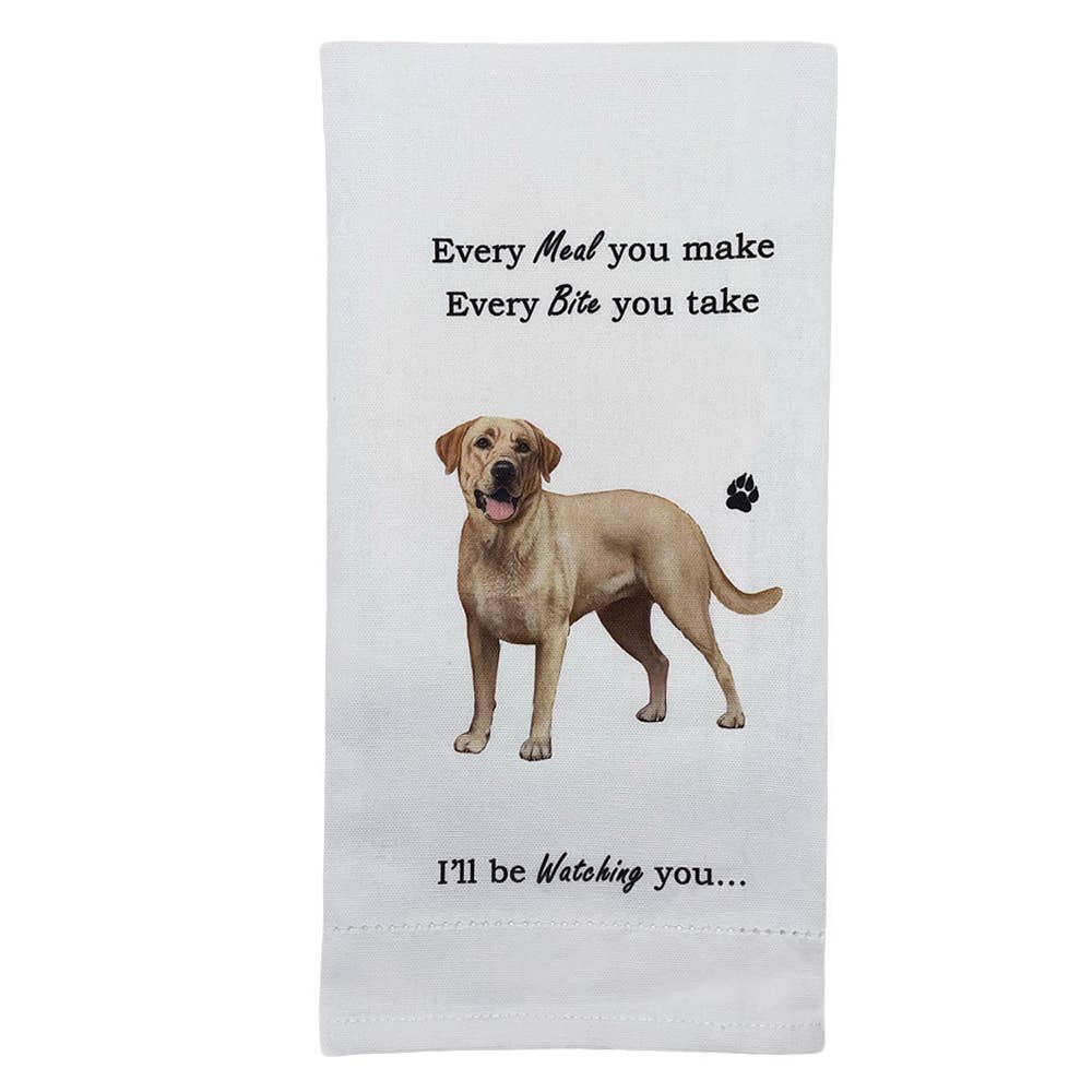 Yellow Labrador Kitchen Towel