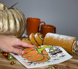 Pumpkin Harvest Swedish Cloth