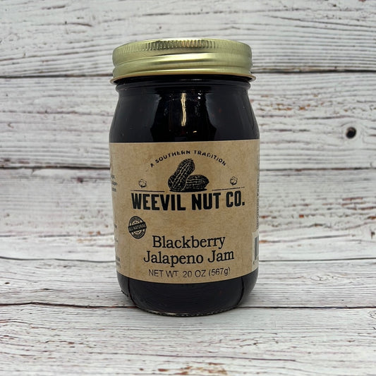 Weevil Gourmet Blackberry Jalapeno Jam (20oz)