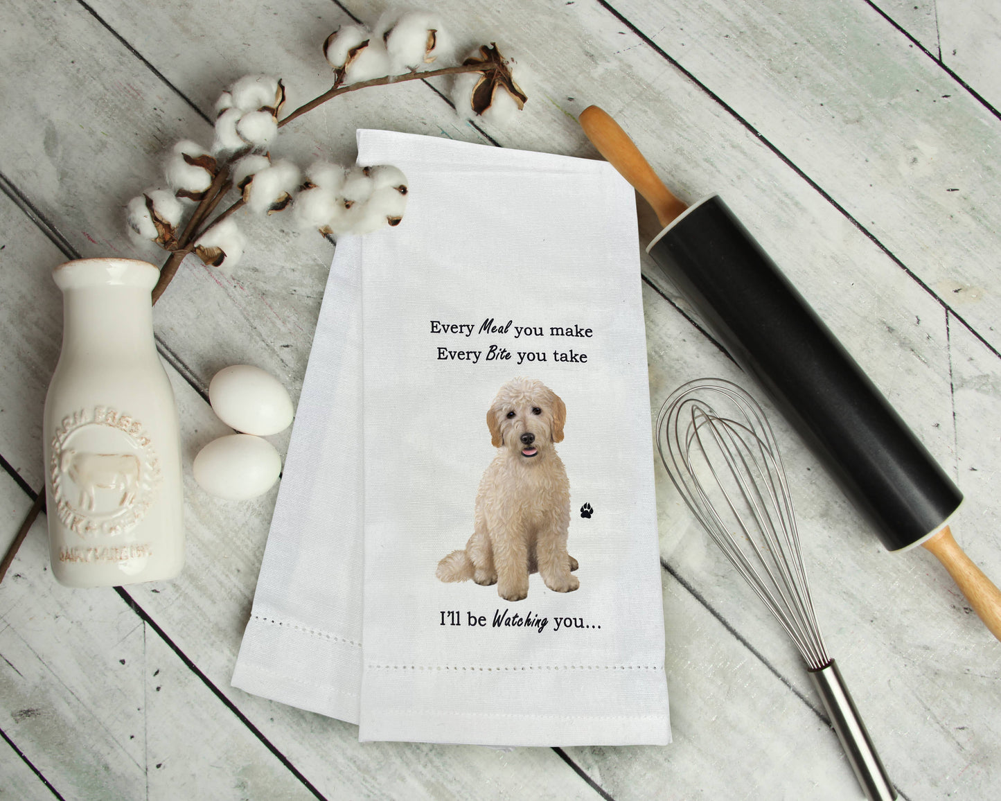 Goldendoodle Kitchen Towel