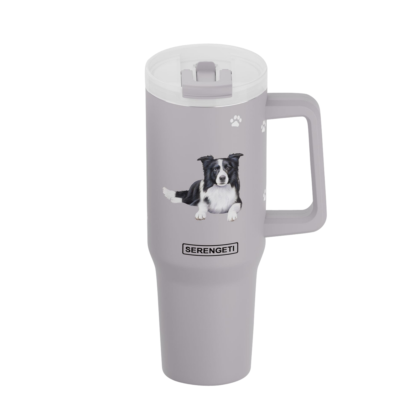 40oz Border Collie Tumbler - 3D Printed - Vacuum Insulated