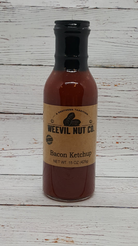 Weevil Nut Bacon Ketchup Gourmet Sauce (12oz)