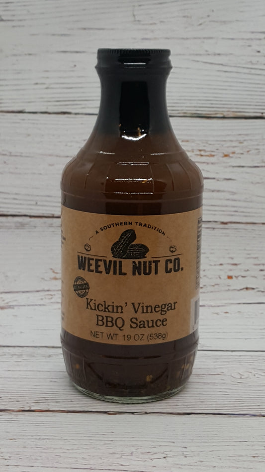 Weevil Nut Gourmet Kickin' Vinegar BBQ Sauce (19oz)